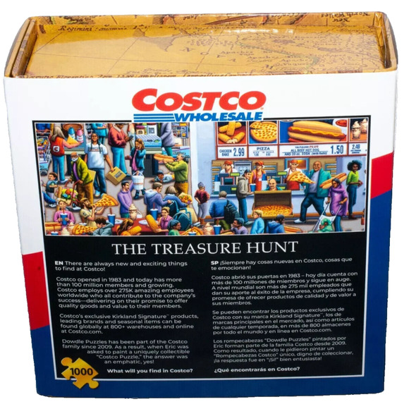 Costco Wholesale Dowdle 1000 Piece Jigsaw Puzzle Detailed Store Illustration - Picture 2 of 3